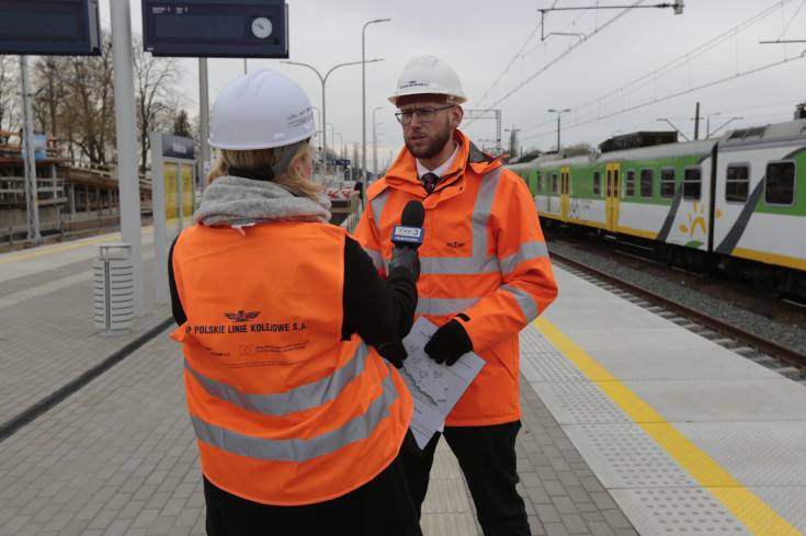 E75, Rail Baltica, CEF, Małkinia, briefing prasowy