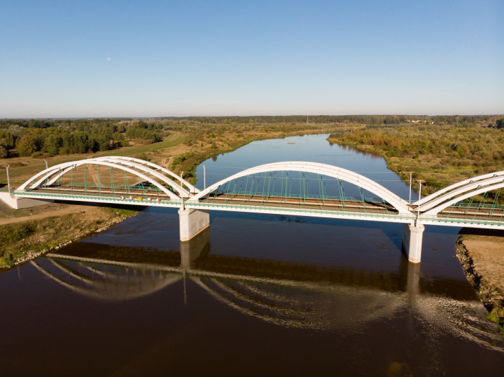 Sadowne, E75, Rail Baltica, CEF, Czyżew, most kolejowy, most na Bugu