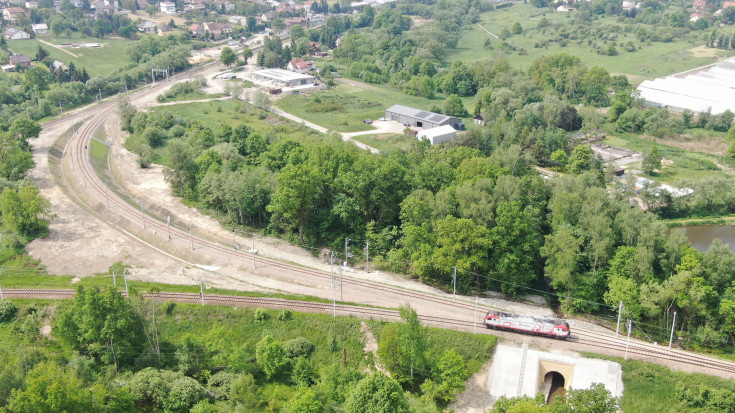 łącznica, skrócenie czasu podróży, Kalwaria Zebrzydowska, nowa infrastruktura