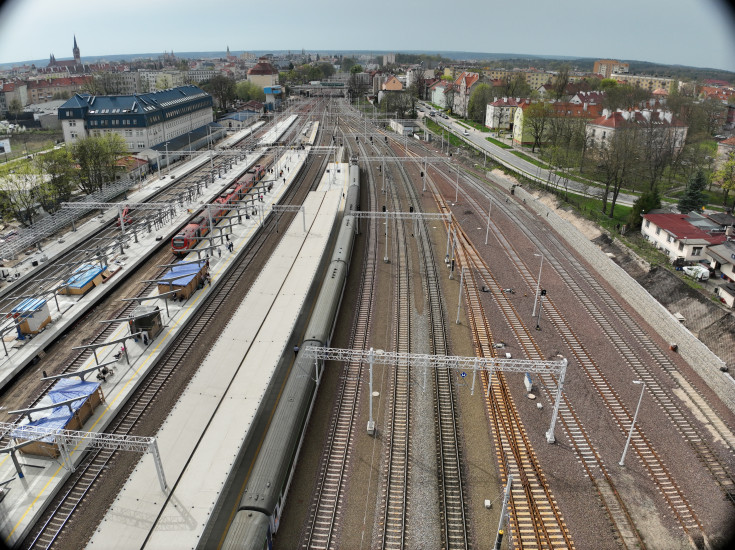 stacja, Olsztyn Główny, przebudowa peronu, Torpol