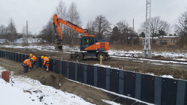 prace budowlane, nowe przejście podziemne, nowa infrastruktura, program przejazdowy, Dąbrowa Górnicza, nowy wiadukt kolejowy