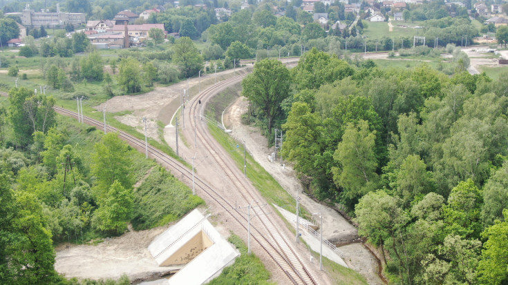 łącznica, skrócenie czasu podróży, Kalwaria Zebrzydowska, nowa infrastruktura