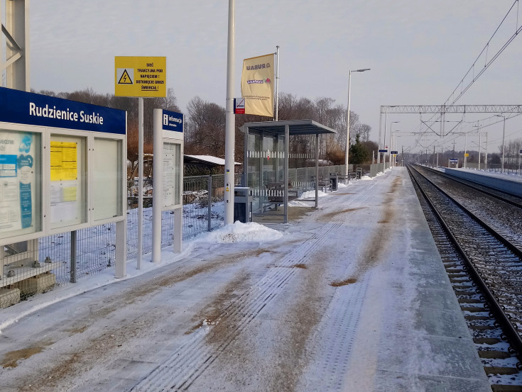 nowy przystanek, LK353, nowa ścieżka naprowadzająca, nowa pochylnia, Rudzienice Suskie