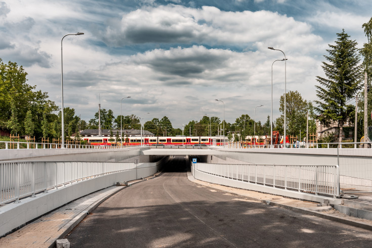 linia kolejowa, tunel, pociąg, droga, budowa, Sulejówek, Miasto Sulejówek, KPO, wąskie gardło, ulica