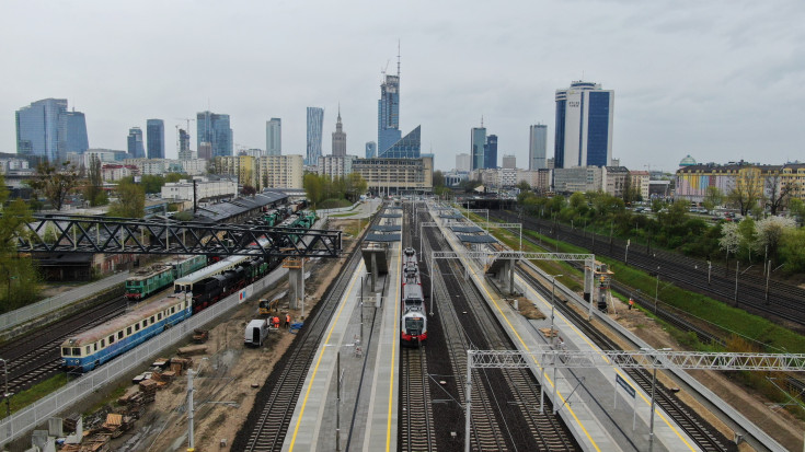 kładka, linia średnicowa, Warszawa Główna, nowa stacja, WWK, Trakcja S.A.