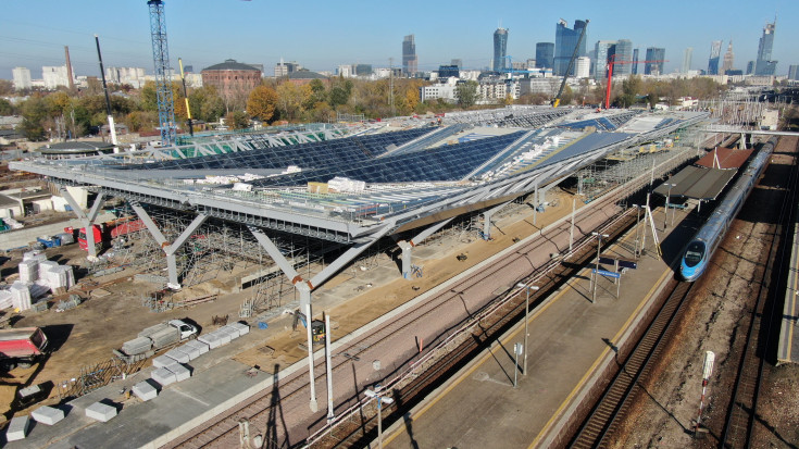 Warszawa Zachodnia, linia średnicowa, warszawska linia średnicowa, przebudowa peronu, Budimex