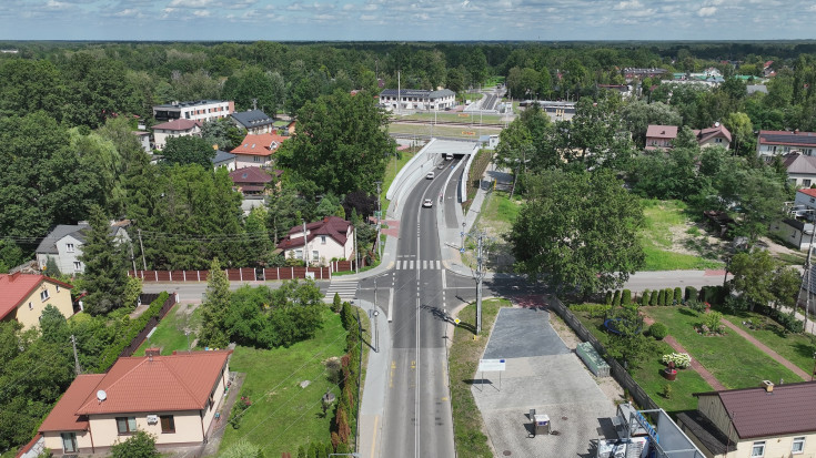 wiadukt, Sulejówek, nowa infrastruktura, widok z lotu ptaka
