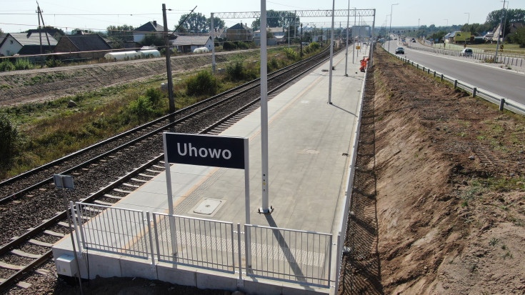 E75, Rail Baltica, nowa infrastruktura, most nad Narwią, Uchowo