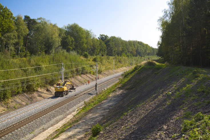 Toszek, Rudziniec, Stare Koźle, LK153, zgrzewanie szyn