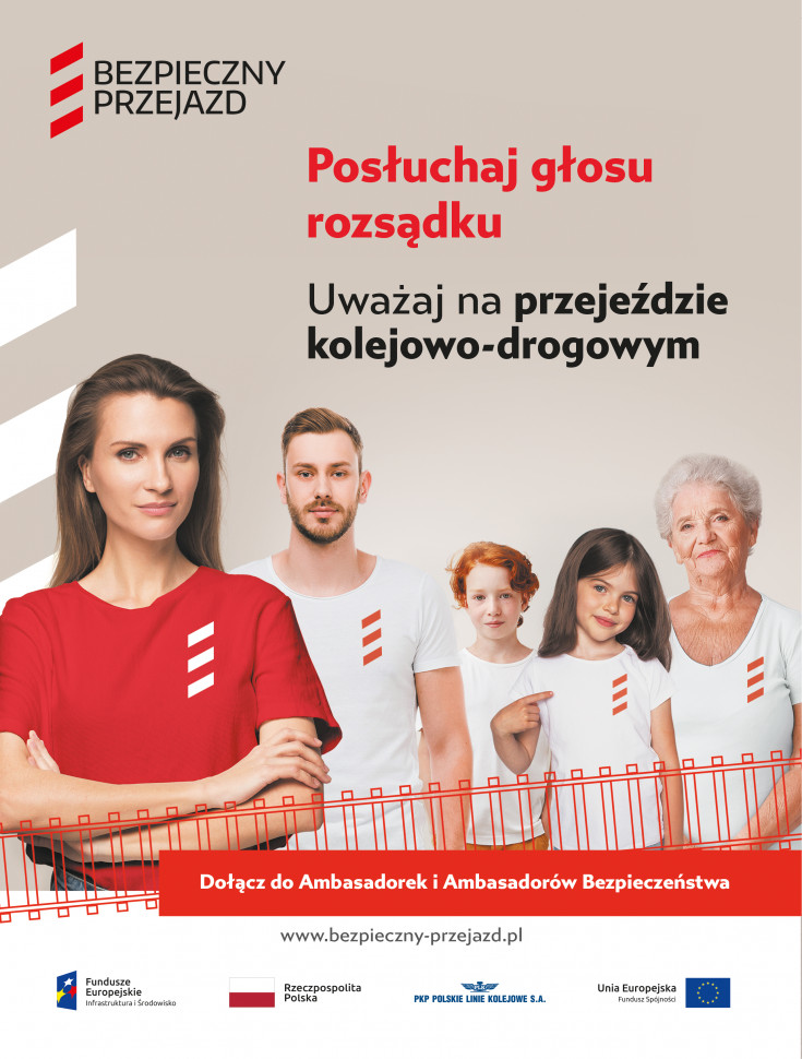 bezpieczny przejazd, bezpieczeństwo, kampania społeczna, materiał informacyjny, reklama, materiał promocyjny, ambasadorka bezpieczeństwa, ambasadorki bezpieczeństwa, ambasador bezpieczeństwa, ambasadorzy bezpieczeństwa