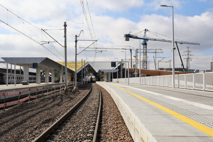 Warszawa Zachodnia, linia średnicowa, warszawska linia średnicowa, Budimex, WWK, nowy peron