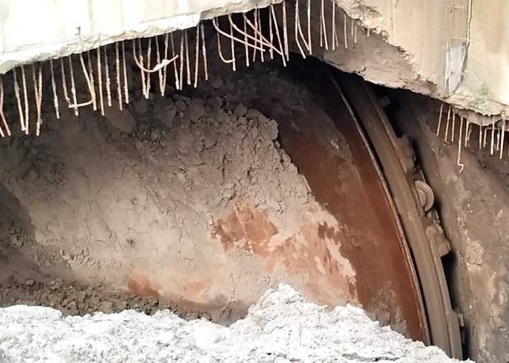 Łódź, TBM, tarcza, Katarzyna, drążenie tunelu kolejowego, prace ciężkiego sprzętu