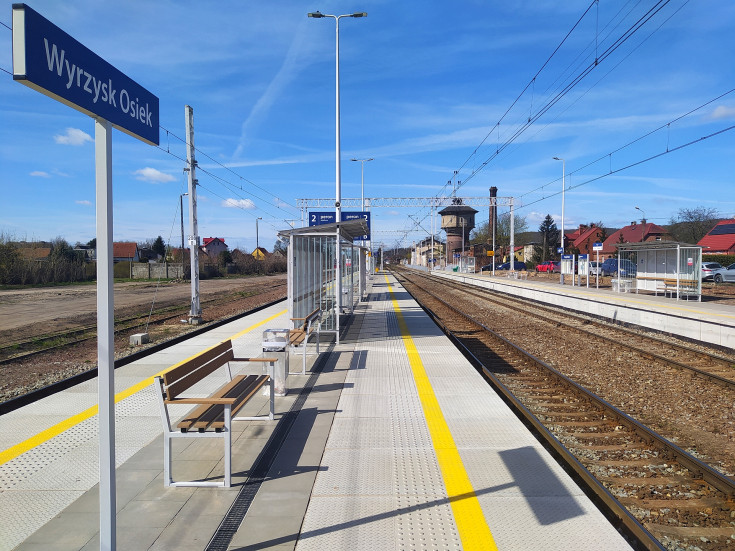 LK18, nowa infrastruktura, nowy peron, Wyrzysk Osiek