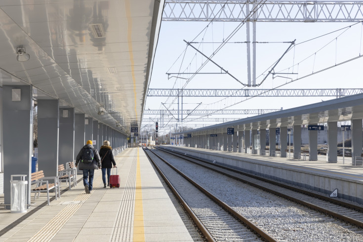 pasażer, peron, E59, nowa infrastruktura pasażerska, Choszczno