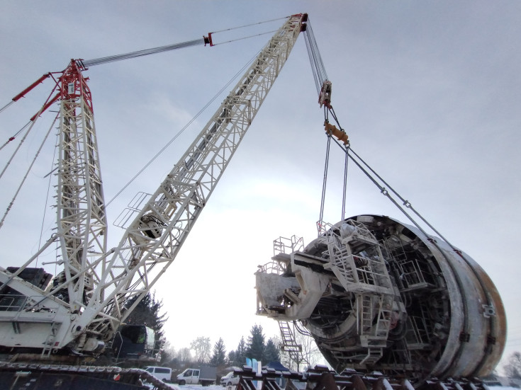 Łódź Żabieniec, Łódź Fabryczna, Łódź Kaliska, TBM, tarcza, drążenie tunelu kolejowego, postęp prac