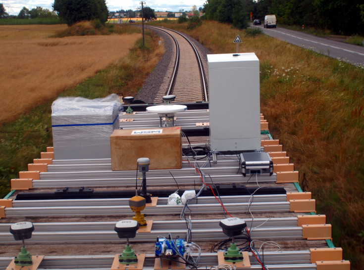 tor, pojazd, mobilny system pomiaru torów, pomiar satelitarny