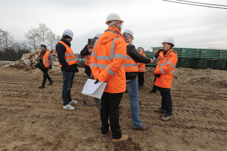 E75, Rail Baltica, CEF, Małkinia, briefing prasowy