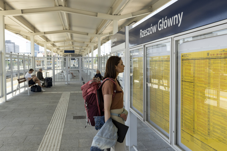 pasażer, stacja, rozkład jazdy, Rzeszów Główny, nowa infrastruktura, Portal Pasażera