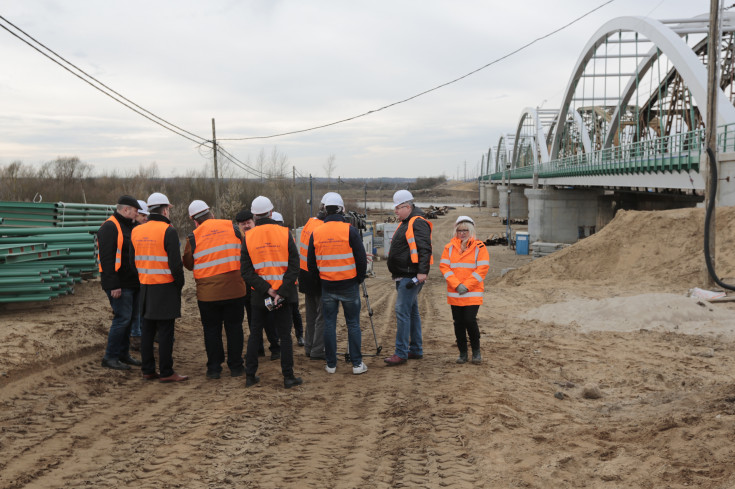 E75, Rail Baltica, CEF, Małkinia, briefing prasowy