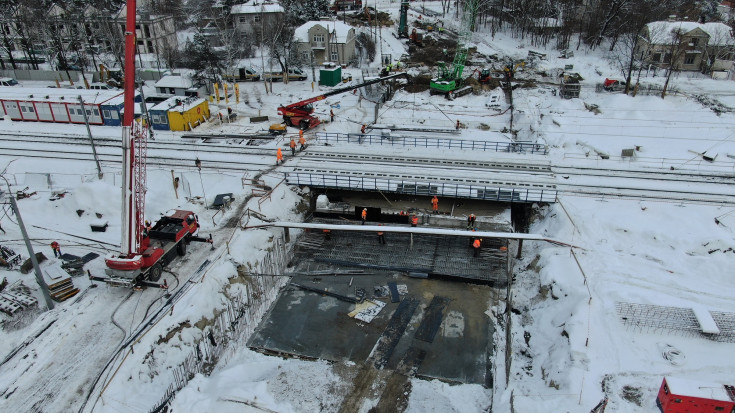 prace budowlane, nowy wiadukt, Sulejówek, nowa infrastruktura