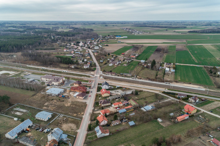 E75, Rail Baltica, CEF, podjazd, Szulborze Wielkie, przebudowany przystanek