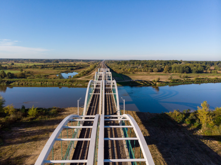 Sadowne, E75, Rail Baltica, CEF, Czyżew, most kolejowy, most na Bugu