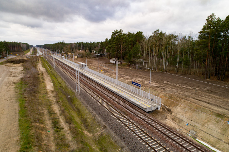 E75, Rail Baltica, CEF, Zaręby Kościelne, przystanek