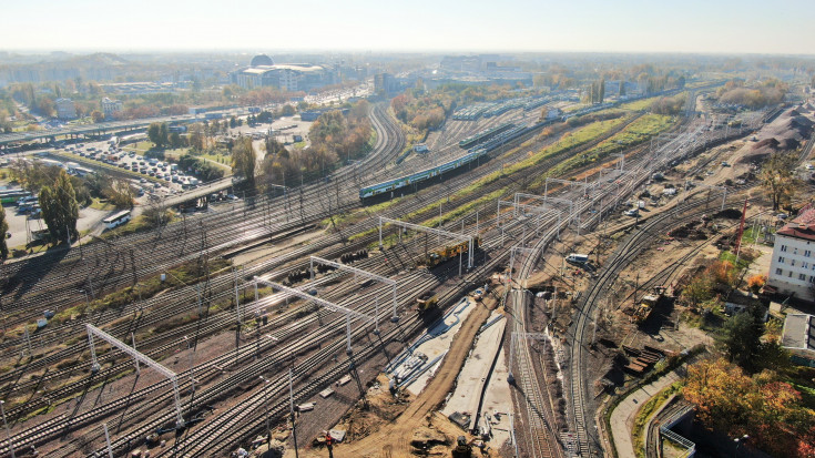 Warszawa Zachodnia, linia średnicowa, warszawska linia średnicowa, przebudowa peronu, Budimex