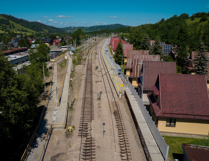 kolejowa zakopianka, stacja tymczasowa, Zakopane Spyrkówka