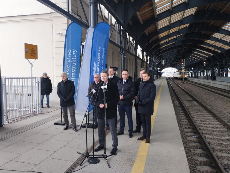 E75, Rail Baltica, Białystok, Ełk, przetarg, briefing prasowy, Klimczak Dariusz