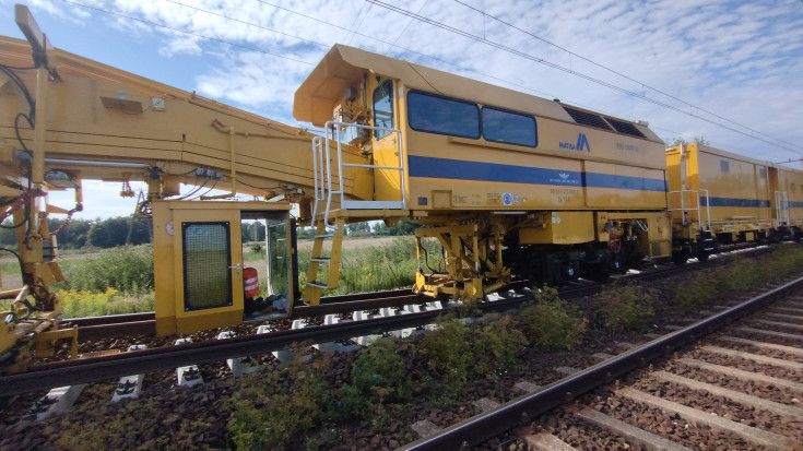 Malbork, tor, PUN, maszyna, nowy tor, LK204, Żuławy, nowy tłuczeń, Stare Pole