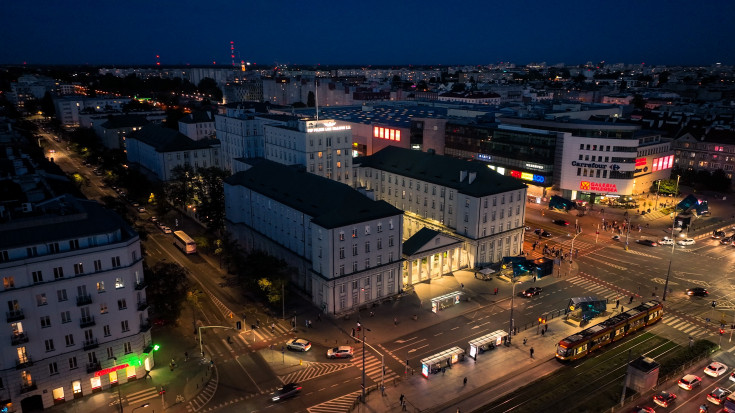 centrala, Warszawa, Targowa, budynek, siedziba PLK