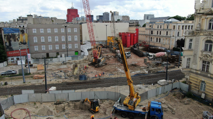 Łódź Żabieniec, Łódź Fabryczna, Łódź Kaliska, alomeracja łódzka, budowa tunelu