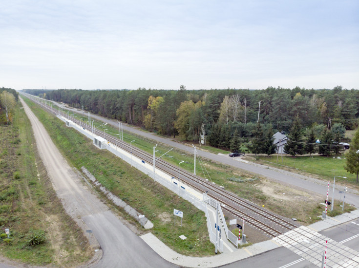 E75, Rail Baltica, CEF, nowy przystanek, Zaręby Kościelne