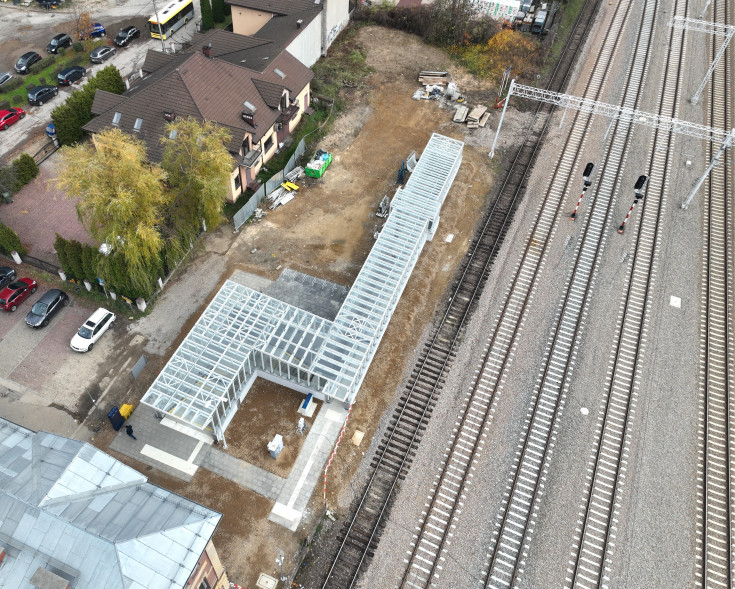 stacja, LK62, Olkusz, nowe przejście podziemne, nowa winda, nowy peron