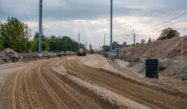 CEF, E20, nowy przystanek, budowa peronu, Biała Podlaska Rozrządowa