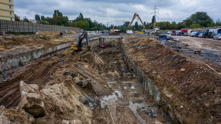 Łódź, TBM, nowy tunel, budowa tunelu, komora startowa, Odolanowska