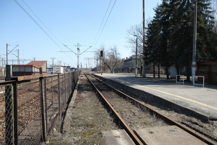 peron, stacja, Jaworzno Szczakowa, tor, przed modernizacją, Jaworzno, inwestycja