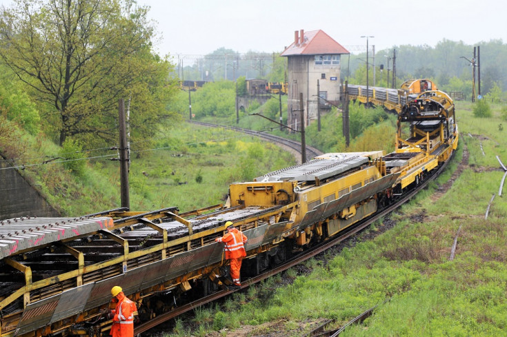 Kędzierzyn-Koźle, PUN, prace torowe, nowy tor