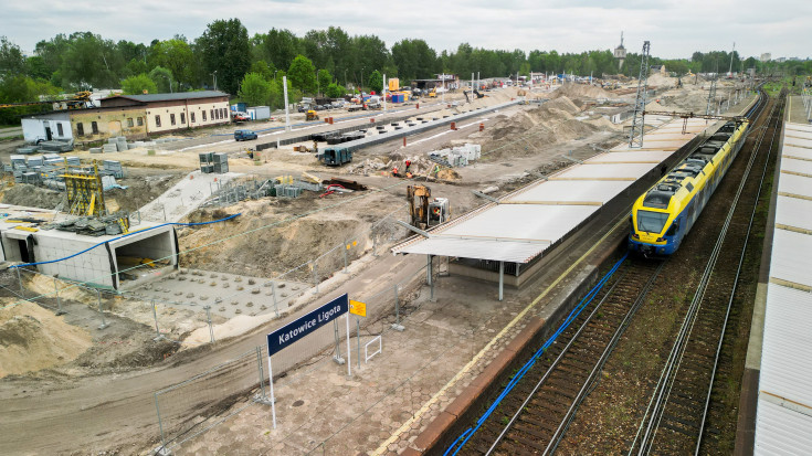 wiadukt, przebudowa, stacja, tor, Katowice Ligota, katowicki węzeł kolejowy