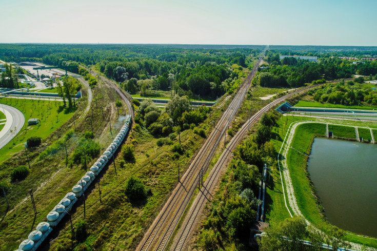 E75, Rail Baltica, Białystok, CEF, Czyżew, wiadukt kolejowy