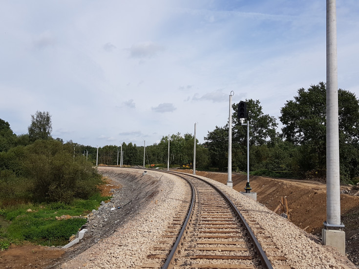 łącznica, skrócenie czasu podróży, Kalwaria Zebrzydowska, nowa infrastruktura, LK117, prace na linii, nowa mijanka