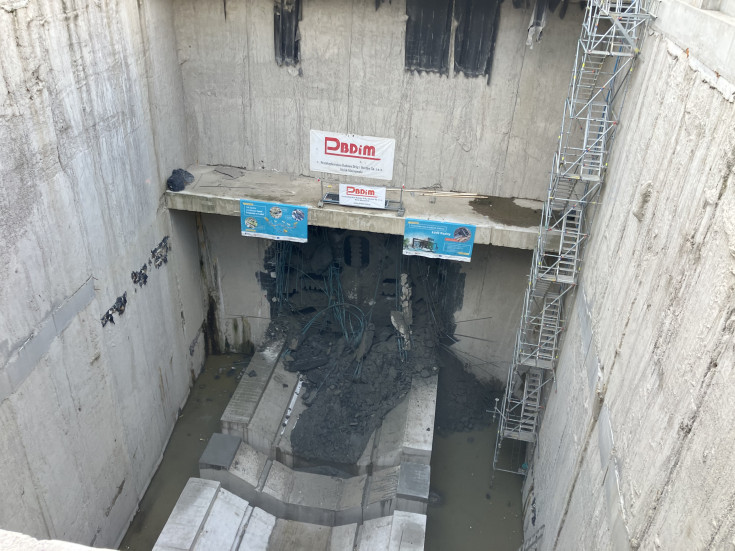 TBM, tarcza, przystanek, Faustyna, drążenie tunelu kolejowego, Łódź Koziny, tunel w Łodzi