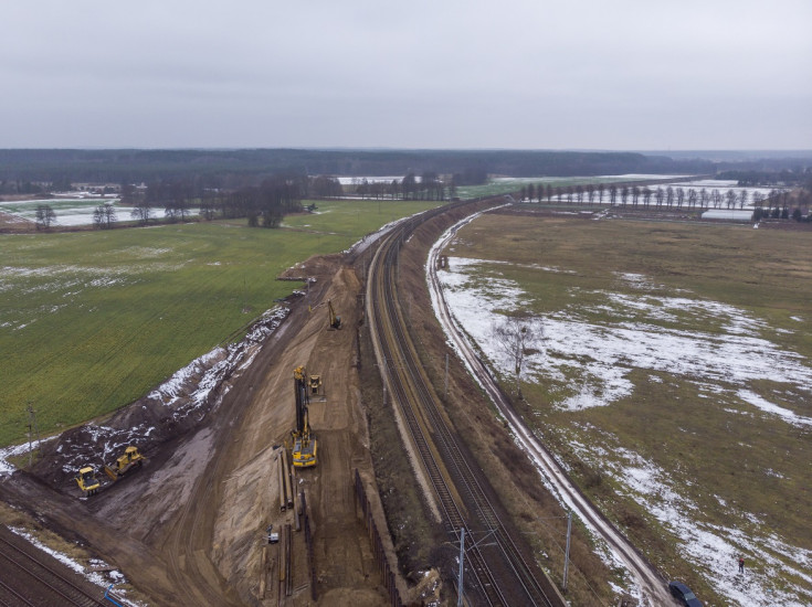 wiadukt, E59, bajpas, Krzyż Wielkopolski, tor tymczasowy