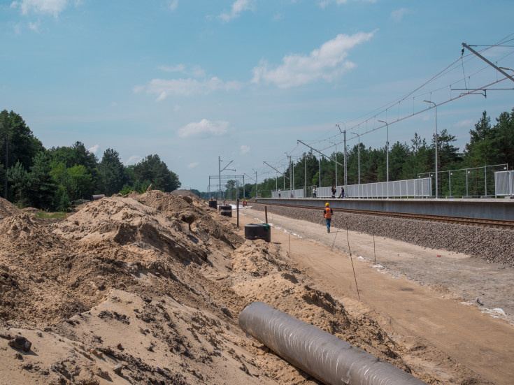 Sadowne, E75, Rail Baltica, CEF, Sadowne Węgrowskie