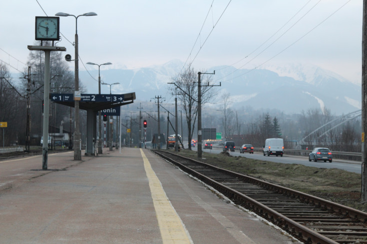 stacja, POIiŚ 2014-2020, małopolskie, przed modernizacją, Poronin, kolejowa zakopianka