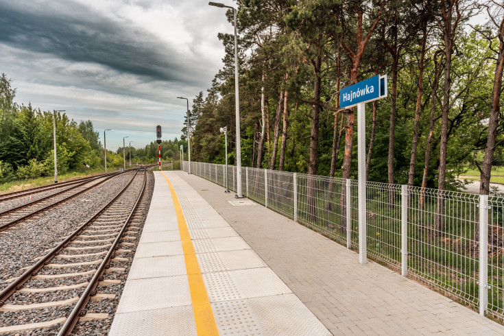 peron, linia kolejowa, modernizacja, stacja, tor, Hajnówka, KPO, wąskie gardło