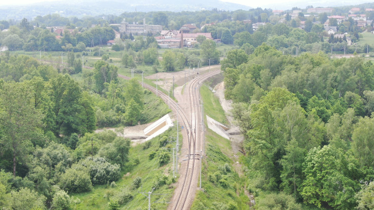 łącznica, skrócenie czasu podróży, Kalwaria Zebrzydowska, nowa infrastruktura