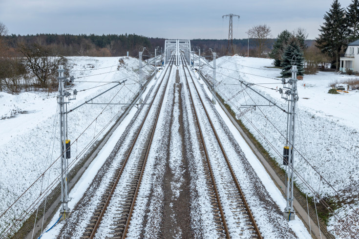 LK8, most nad Pilicą, nowy tor, nowa infrastruktura, pociąg pasażerski