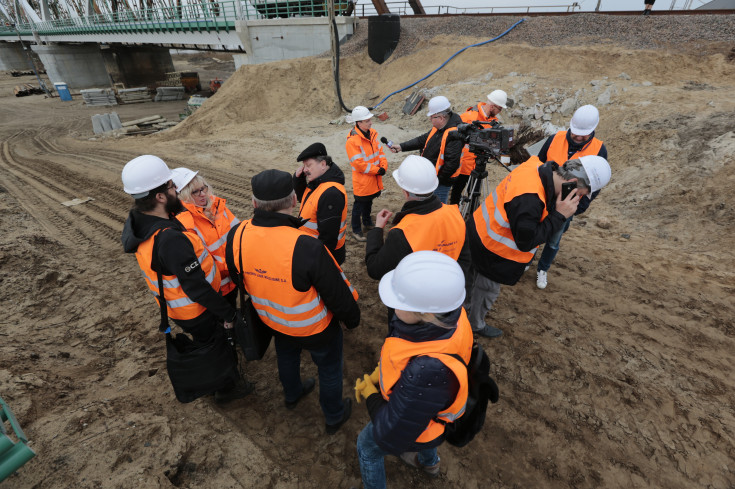 E75, Rail Baltica, CEF, Małkinia, briefing prasowy